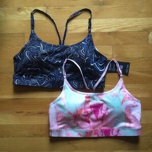 NWT Set of 2 Ideology Sports Bras Low Impact